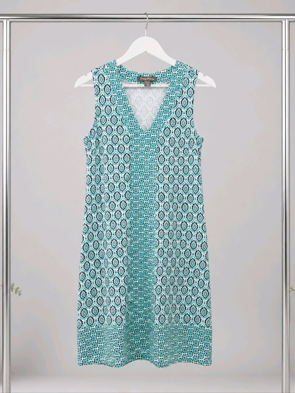 Tommy Bahama Floral Geometric Sleeveless Summer Dress XS